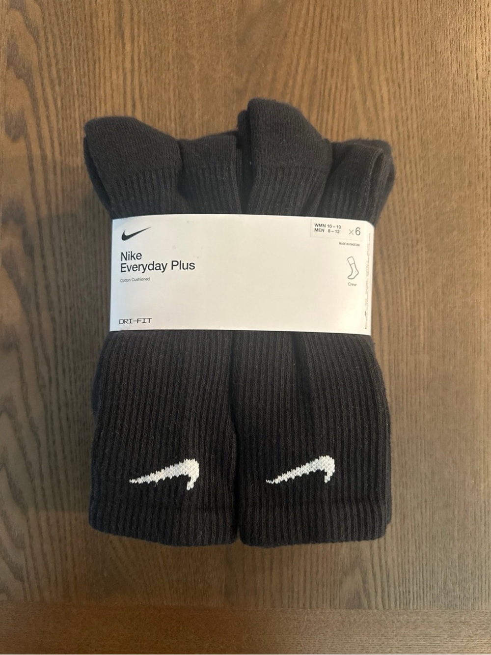 Nike Everyday Plus Cotton Cushioned Crew Socks (NWT)
